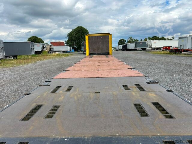Semirremolque con plataforma de trabajo KRONE Stahlmatten Auflieger