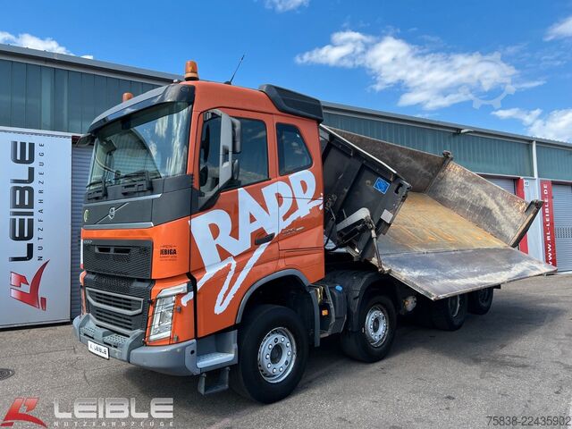 Tipvogn VOLVO FH500 8x4*Dreiseitenkipper*Bordmatik*VEB*Liege