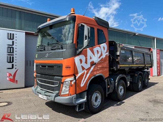Tipvogn VOLVO FH500 8x4*Dreiseitenkipper*Bordmatik*VEB*Liege