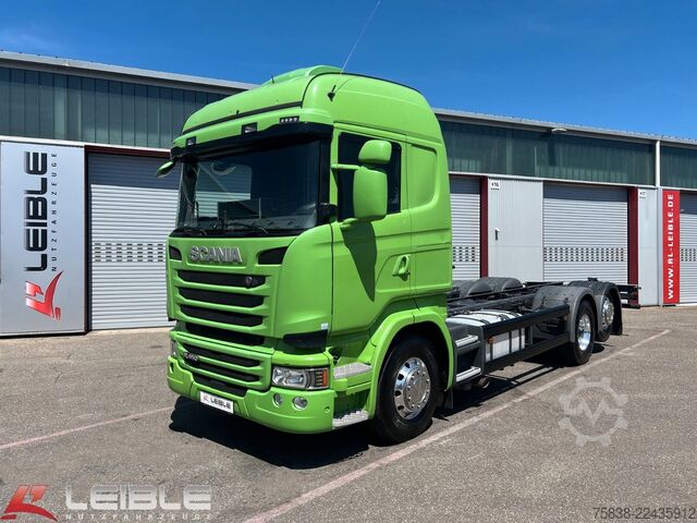 Lastbilchassis SCANIA R450*6x2 Chassis*Vollluft*Lift-/Lenk*Standklima*