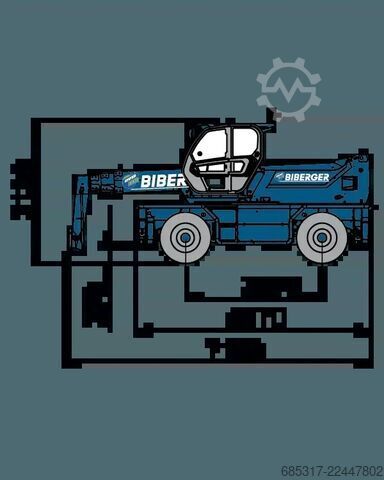 Telehandler Berputar Merlo Roto 50.26S