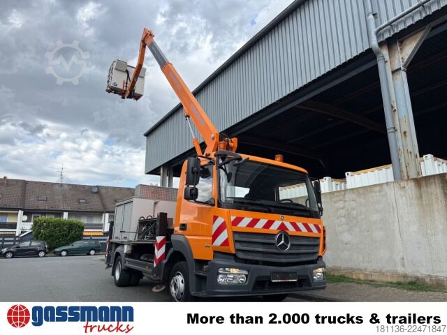 Speciális rendeltetésű teherautó Mercedes-Benz Atego 918 L 4x2, Blumenbecker Hubarbeitsbühne