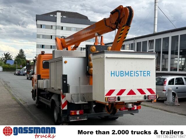 Speciális rendeltetésű teherautó Mercedes-Benz Atego 918 L 4x2, Blumenbecker Hubarbeitsbühne