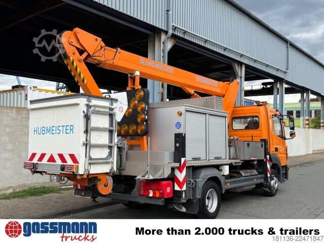 Speciális rendeltetésű teherautó Mercedes-Benz Atego 918 L 4x2, Blumenbecker Hubarbeitsbühne