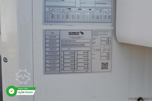 Semiremorcă frigorifică SCHMITZ CARGOBULL SKO FP 60 ThermoKing SLXi 300