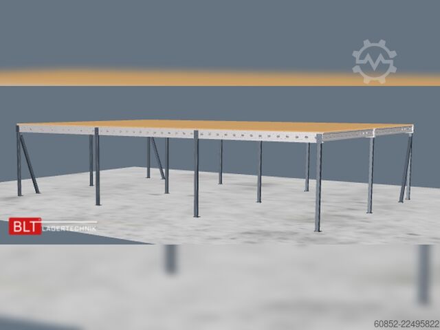 платформа зберігання 10x15m Lagerbühne , Belastung : 500kg/qm Unterkante: 3,0m , ca. 150qm Systembühne