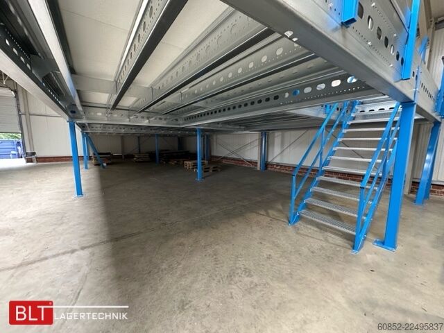 платформа зберігання 10x15m Lagerbühne , Belastung : 500kg/qm Unterkante: 2,5m ,ca. 150qm Systembühne