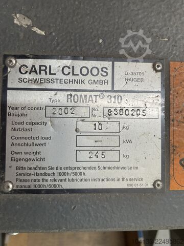 Robotska zavarivačka stanica Cloos ROMAT 310