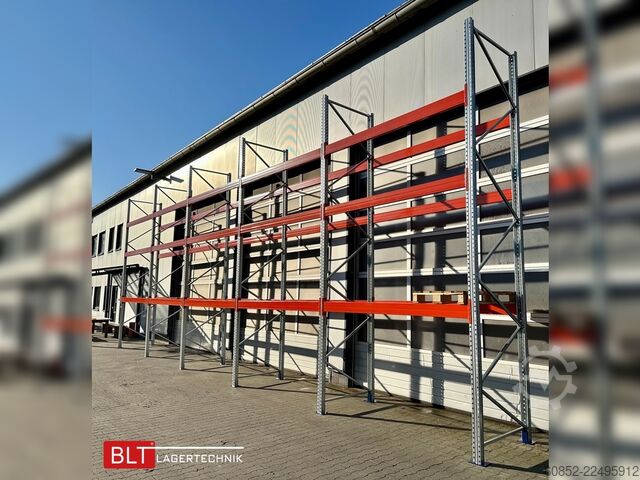 важкий промисловий стелаж ca. 14 lfm. Palettenregale H: 500cm Fachlast: 4500 kg , 60 Palettenplätze