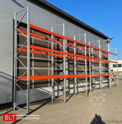 важкий промисловий стелаж ca. 14 lfm. Palettenregale H: 500cm Fachlast: 4500 kg , 60 Palettenplätze