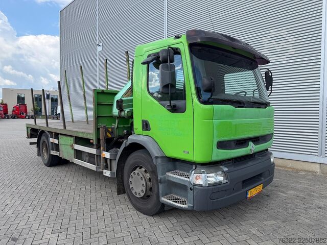 Nakladalna ploščad Renault HD260-20 PR OPEN LAADBAK MET HMF853 KRAAN / BLA...