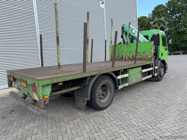 Nakladalna ploščad Renault HD260-20 PR OPEN LAADBAK MET HMF853 KRAAN / BLA...