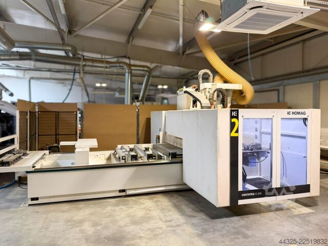 CNC Machine Centres For Routing, Drilling And Edgebanding. HOMAG CENTATEQ E-310