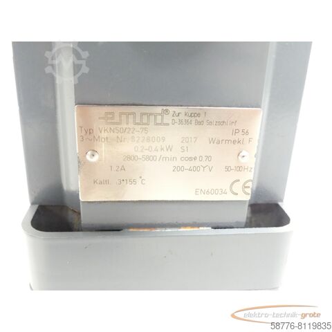 Emod engine Emod VKN50 / 22-75 Flachmotor SN:8228009
