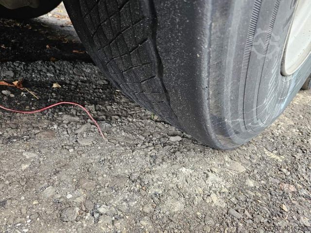 Semi-reboque aberto com lona KRONE Gardine Standard, Plaettenkasten, Liftachse