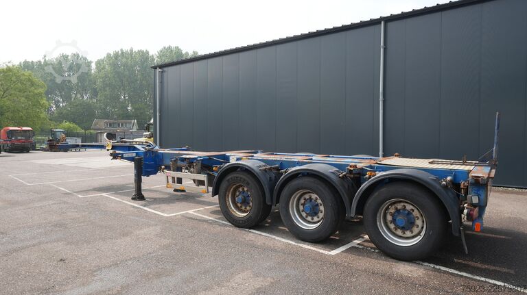 コンテナ輸送 Pacton 3 axle container chassis extendable trailer