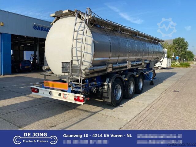 タンク Van Hool Tank / 33.280 LT / 4 compartments / ADR / Inox