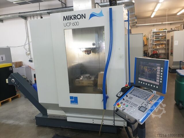 Trung tâm gia công dọc Mikron UCP 600 (Spindel nur ca 2450 Std)