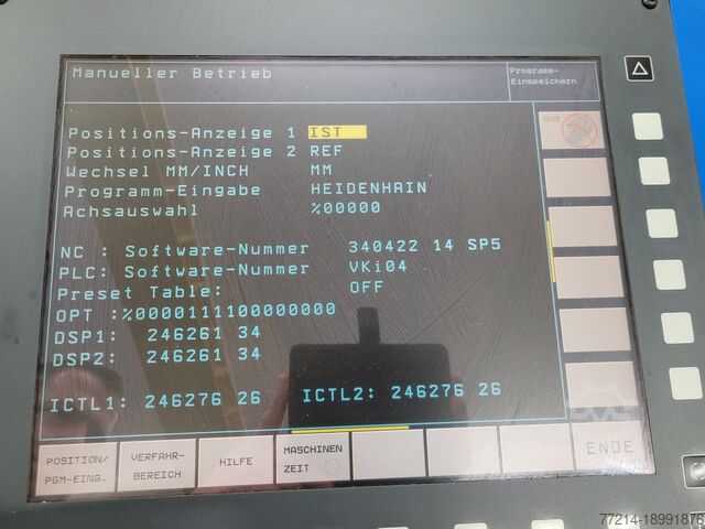 Trung tâm gia công dọc Mikron UCP 600 (Spindel nur ca 2450 Std)