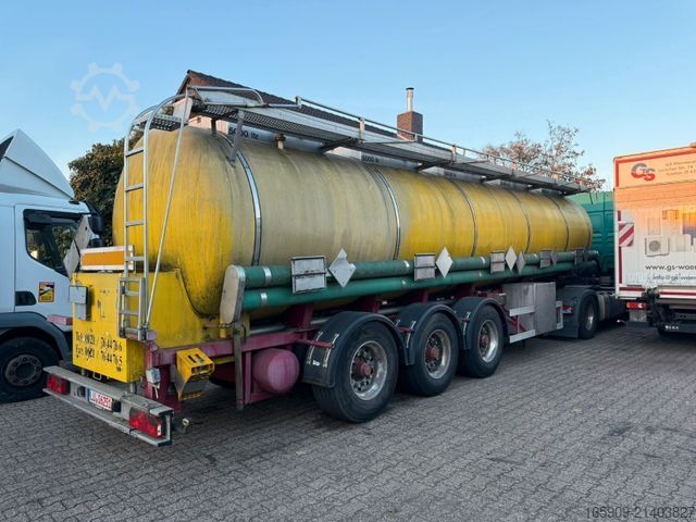 Semirremolque cisterna SCHRADER D/NRW/0341, Edelstahl 5 x 5000Liter