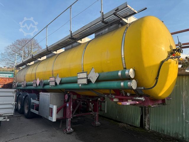 Semirremolque cisterna SCHRADER D/NRW/0341, Edelstahl 5 x 5000Liter