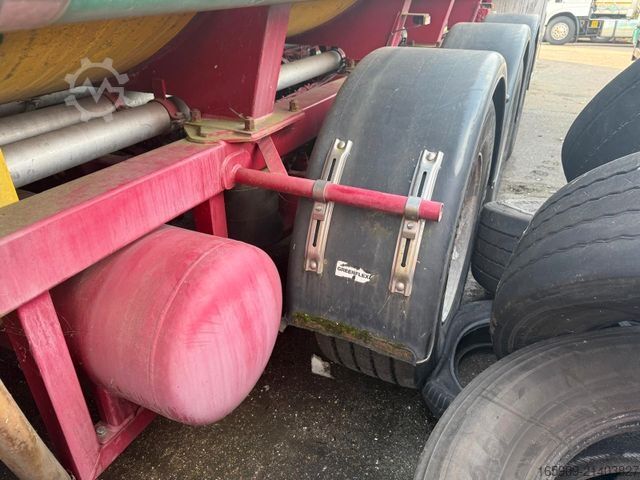 Semirremolque cisterna SCHRADER D/NRW/0341, Edelstahl 5 x 5000Liter