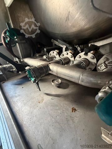 Semirremolque cisterna SCHRADER D/NRW/0341, Edelstahl 5 x 5000Liter