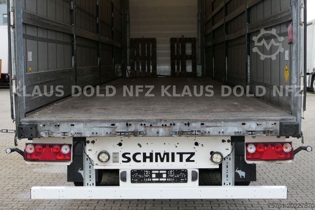 Semi-remorque bâchée SCHMITZ CARGOBULL SCB S3T HUBDACH  Edscha XL Code Liftachse