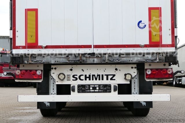 Semi-remorque bâchée SCHMITZ CARGOBULL SCB S3T HUBDACH  Edscha XL Code Liftachse