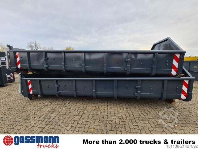 Contenedor de volteo  Abrollcontainer mit Klappe ca. 11m³, überfahrbar