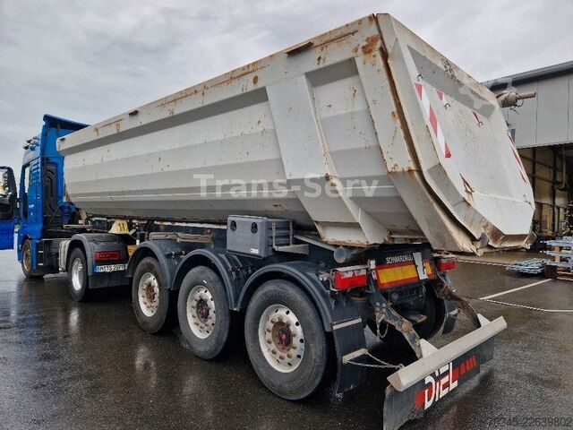 Semirremolque volquete SCHWARZMÜLLER Stahlmulde HARDOX 28 m³