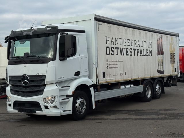 Camião de bebidas MERCEDES-BENZ ANTOS 2533 L / LBW / LENKACHSE / 22 PAL