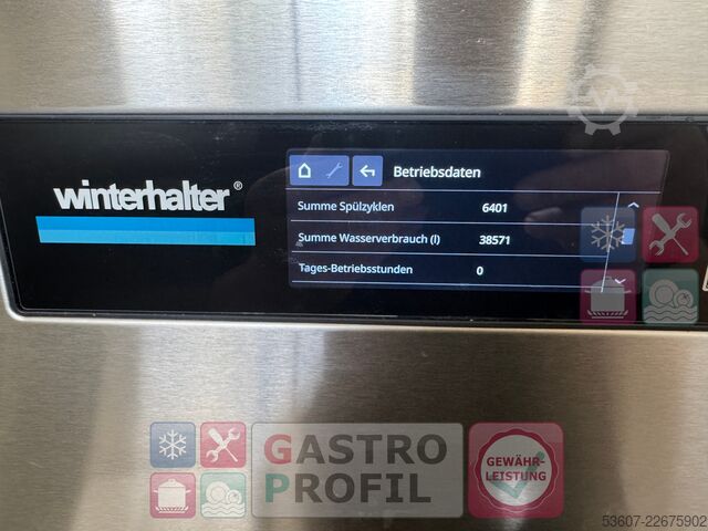 Huvidspolmaskin Winterhalter Typ PT-L Energy Plus.