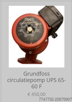 Cirkulationspump grundfoss UPS 65-60/2 F 340