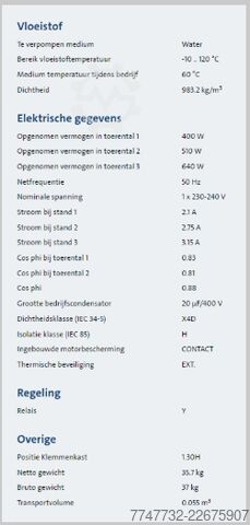 Cirkulationspump grundfoss UPS 65-60/2 F 340