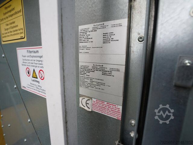 Sistema de extracción estacionario Schuko EcoVar 04 SBG - 160 - 2030 / 20 / 150 BD