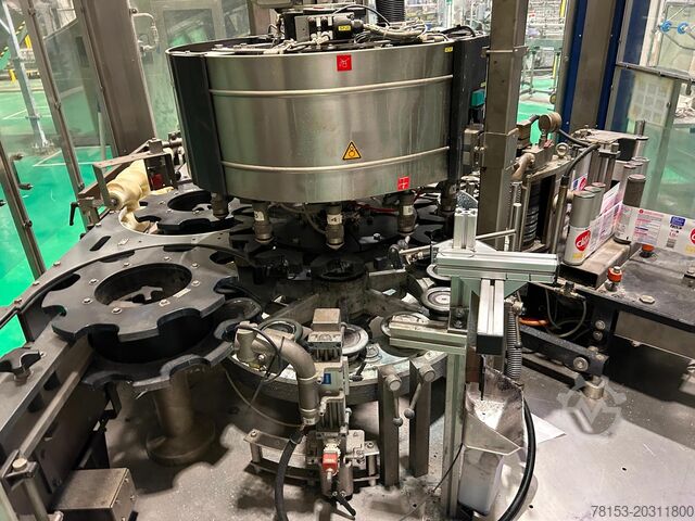 Machine de production de boissons Serac Krones Posimat 1.5L Bottle Filling Line