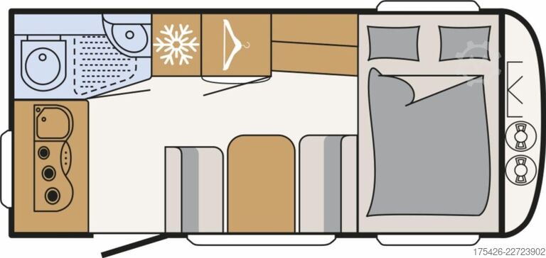 Przyczepa kempingowa DETHLEFFS c-joy Active 420 QSH *Active-Paket*Bad-Fenster*