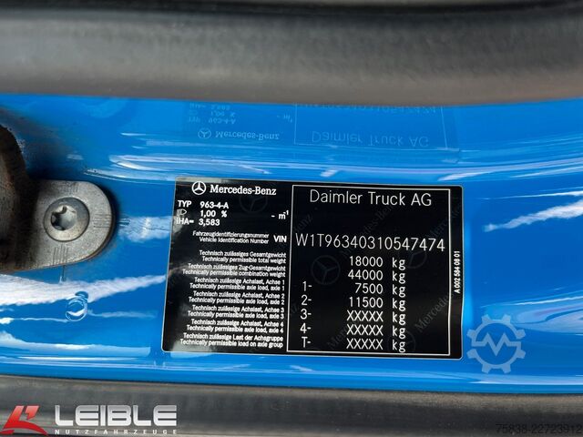 Đầu kéo tiêu chuẩn MERCEDES-BENZ Actros 1835*Classic Space*330TKM*Retarder*Alcoa*
