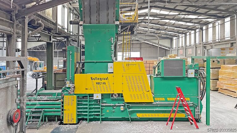Komplette Ballenpressen Linie 140 t mit Fördertechnik und Drahtzugstationen Bollegraaf Baler HBC 140 with conveyor Typ HBT 1216/1800 * 23