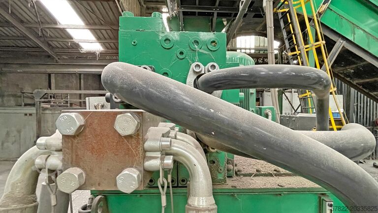 Komplette Ballenpressen Linie 140 t mit Fördertechnik und Drahtzugstationen Bollegraaf Baler HBC 140 with conveyor Typ HBT 1216/1800 * 23