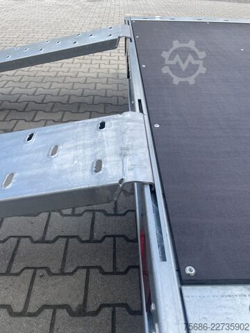車両運搬トレーラー Martz 406cm x 211cm 2,7T + Rampen + Seilwinde