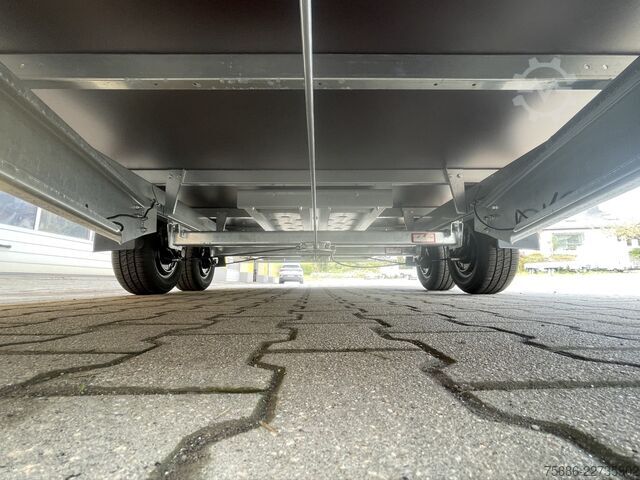車両運搬トレーラー Martz 406cm x 211cm 2,7T + Rampen + Seilwinde
