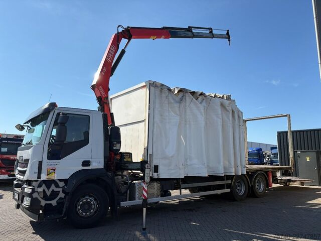 משאית מנוף Iveco Stralis 420 + 6X2 + FASSI F 135 - 3X EXT. + REM...