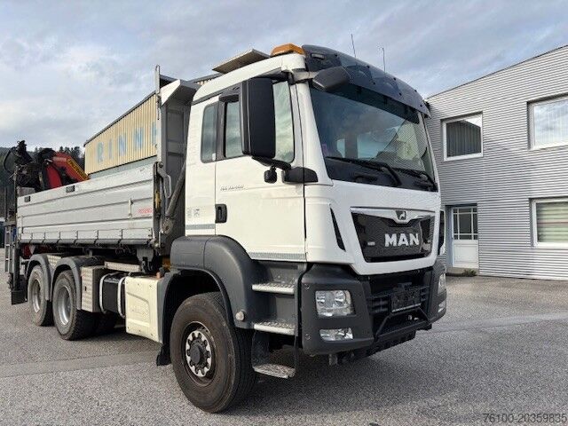 Camion à trois côtés basculants MAN TGS 33.460 3-Seitenkipper+PK 18002 abn.