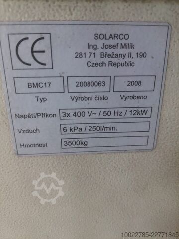 Machine de fabrication de boîtes en carton ondulé Solarco BOXMATIC BMC17