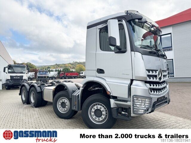 Rúllupalli vörubíll Mercedes-Benz Arocs 4148 K 8x4/4/45, Turbo-Retarder-Kupplung,