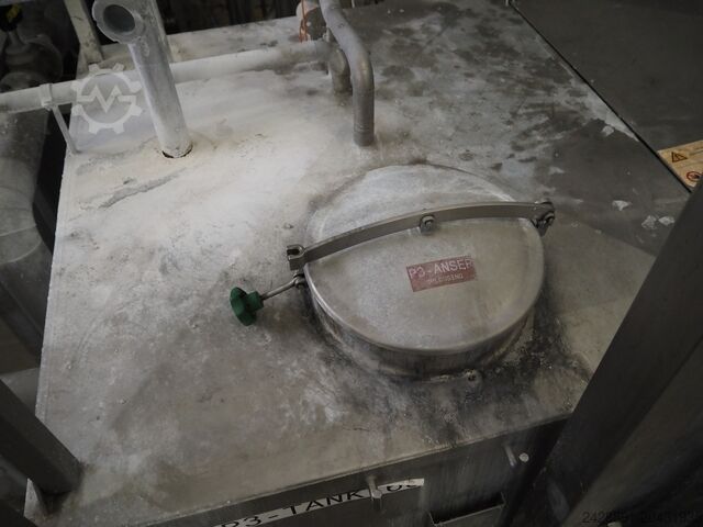 CIP instalacija, rezervoar, pumpe, izmenjivač Westfalia Separator AG, Hilge, Endress + CIP-TANK 3000 L, EURO-HYGIA-B-SUPER-II