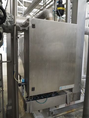 CIP instalacija, rezervoar, pumpe, izmenjivač Westfalia Separator AG, Hilge, Endress + CIP-TANK 3000 L, EURO-HYGIA-B-SUPER-II