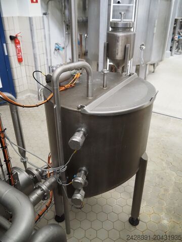 CIP instalacija, rezervoar, pumpe, izmenjivač Westfalia Separator AG, Hilge, Endress + CIP-TANK 3000 L, EURO-HYGIA-B-SUPER-II